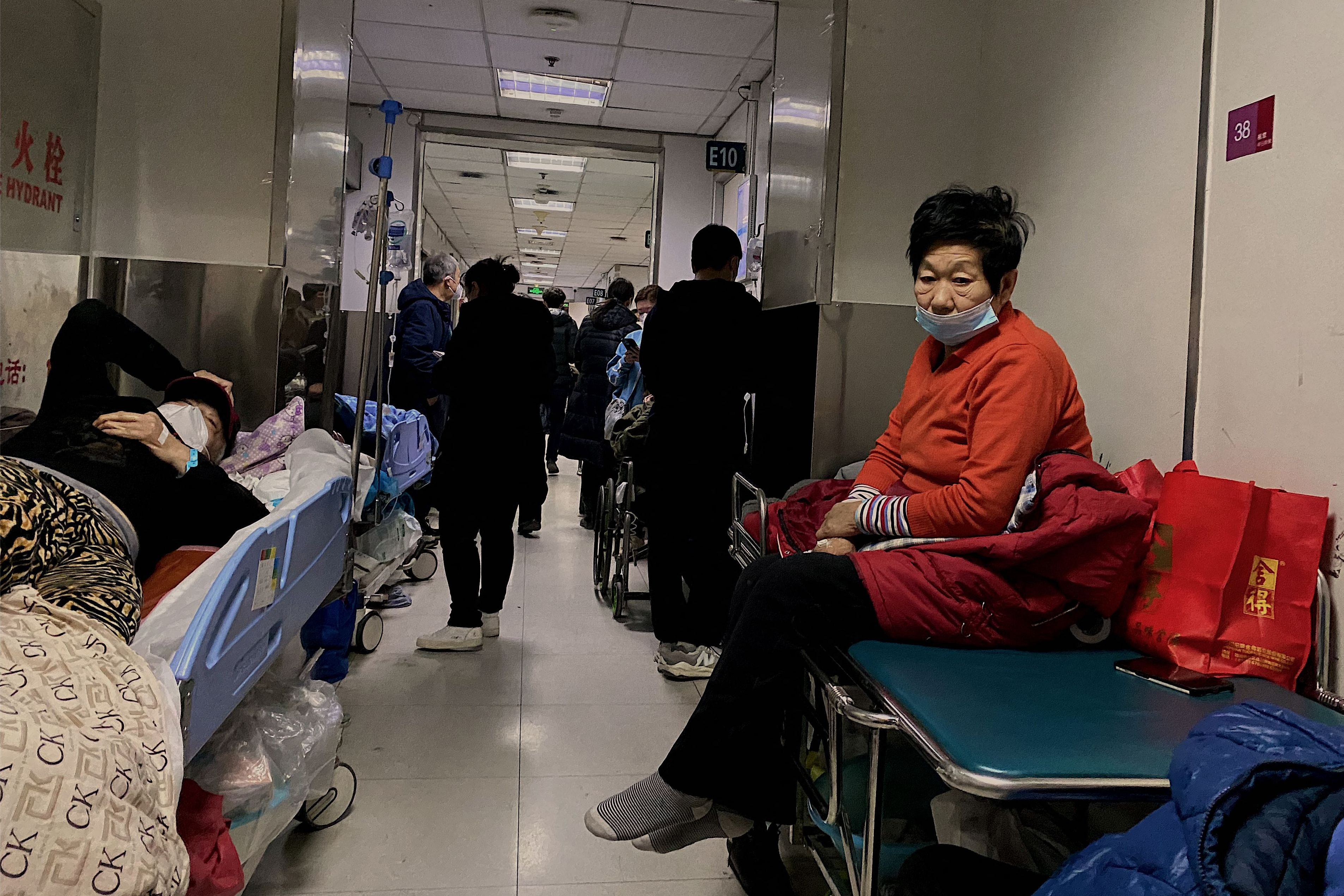 Rumah sakit di Tianjin pada 28 Desember.