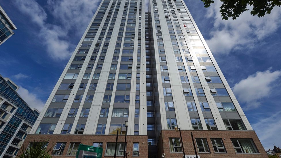 Entre todas las torres suman más de 800 viviendas. La Torre Taplow.