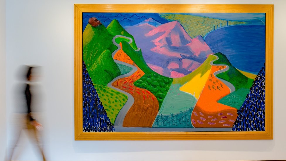 David Hockney painting's $28.5m sale smashes his auction record
