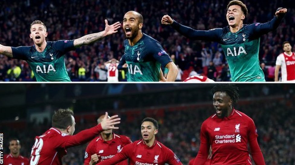 توتنهام وليفربول يحتفلان بالفوز