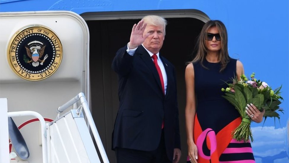 Дональд и Мелания Трамп