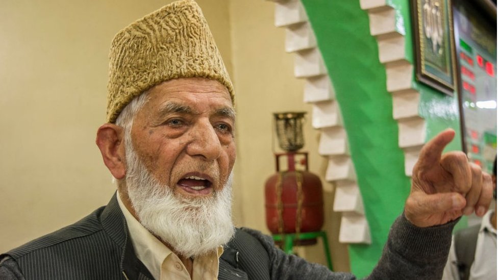 Syed Ali Geelani: Kashmir's separatist leader dies aged 92