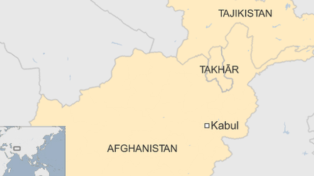 Карта Тахарской области