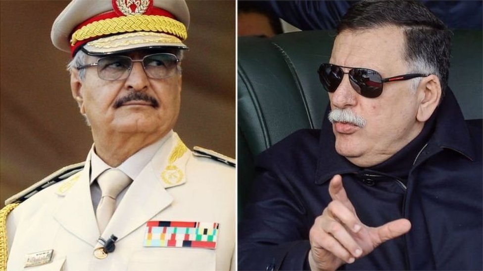 فائز السراج وخليفة حفتر