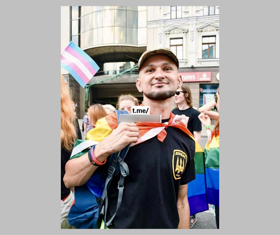 Viktor, LGBT+activist and Ukrainian fighter
