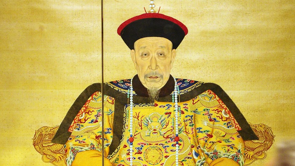 清朝乾隆皇帝畫像