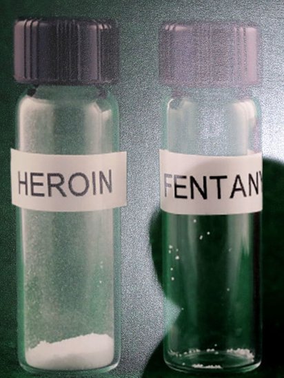 El fentanilo es 50 veces más potente que la heroína.
