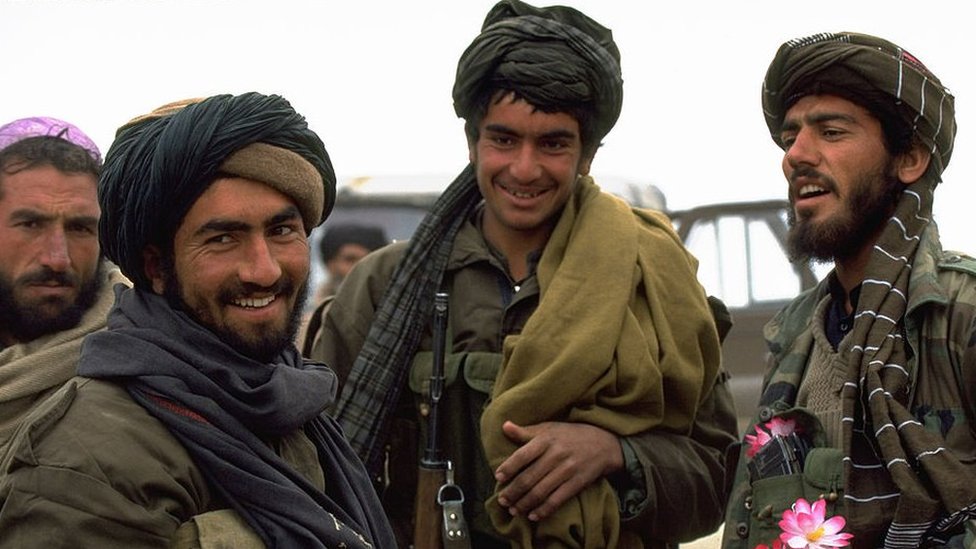 Taliban fighters during the civil war between 1978 and 1992