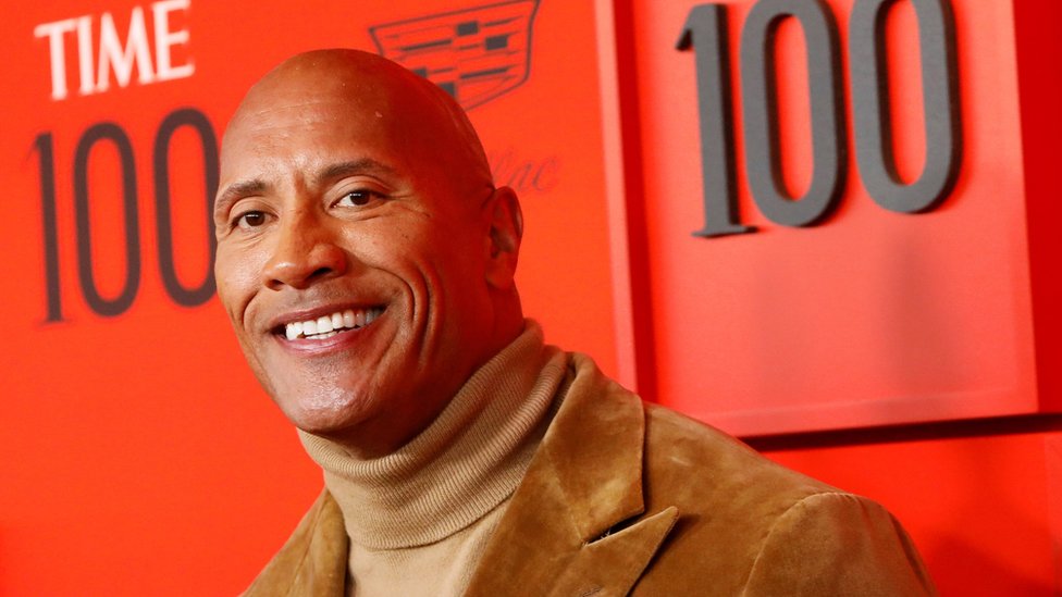 Dwayne The Rock Johnson Is Highest Earning Male Actor Bbc News
