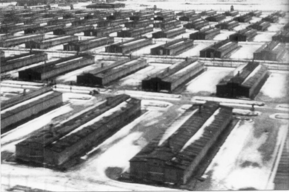 Imagen aérea de Auschwitz