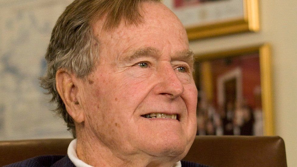 George HW Bush in 2012