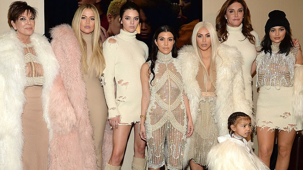 Kris Jenner, Khloe Kardashian, Kendall Jenner, Kourtney Kardashian, Kim Kardashian West, North West, Caitlyn Jenner y Kylie Jenner