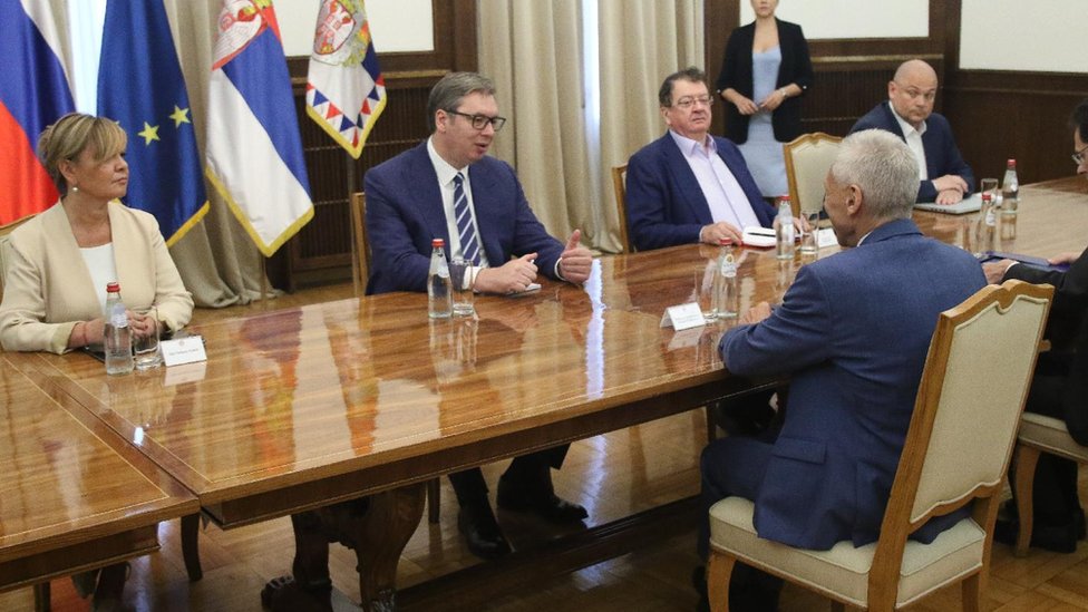 Sastanak Vučića i Bocan-Harčenka