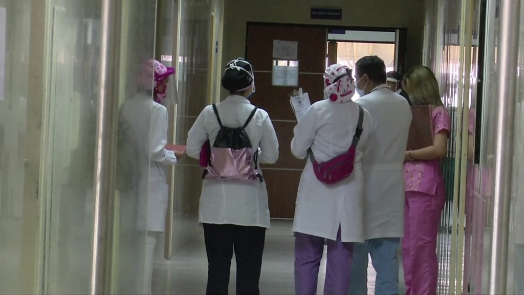 Coronavirus: 'Forced to work' as medics fighting Covid
