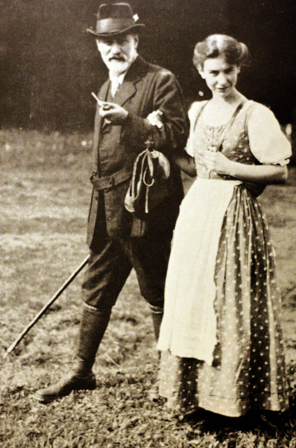 Sigmund y Anna Freud
