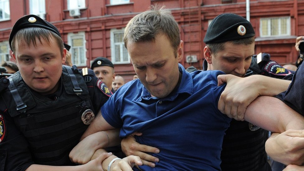 Navalny arrestado