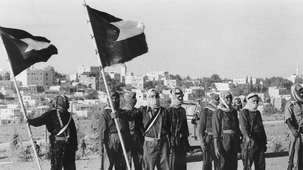 El Fetih savaşçıları 1970 Ağustos ayında Ürdün'ün başkenti Amman'da