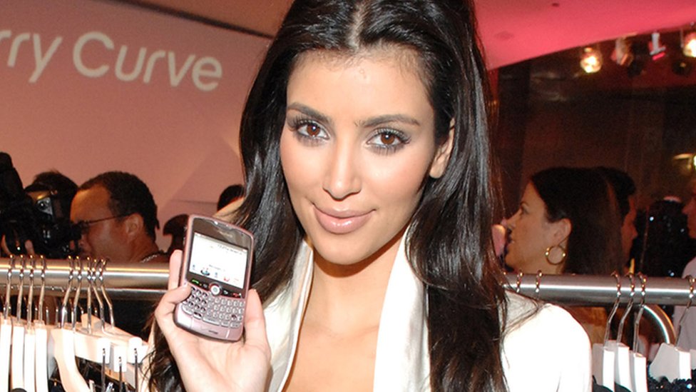 kim kardashian blackberry