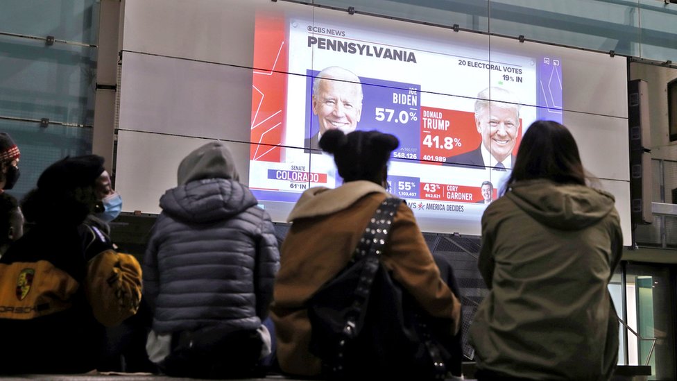 People watching screens in Pennsylvania