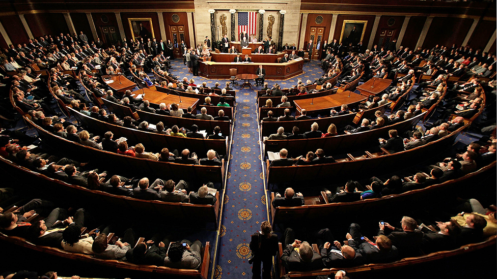 Photo: A joint session of Congress
