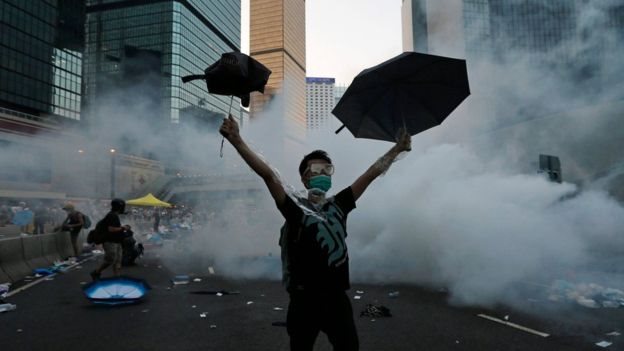The 2014 umbrella protests paralysed central Hong Kong for almost three months