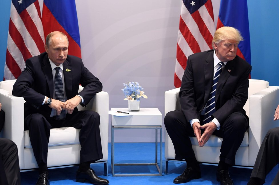 Alemania fue el escenario de los primeros encuentros entre Vladimir Putin y Donald Trump. Vladimir Putin y Trump