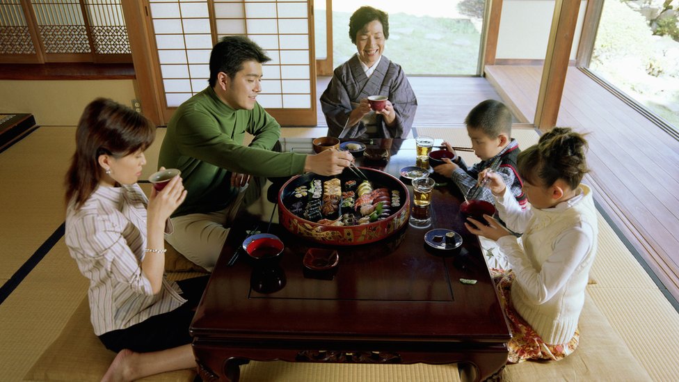 Familia en Japón