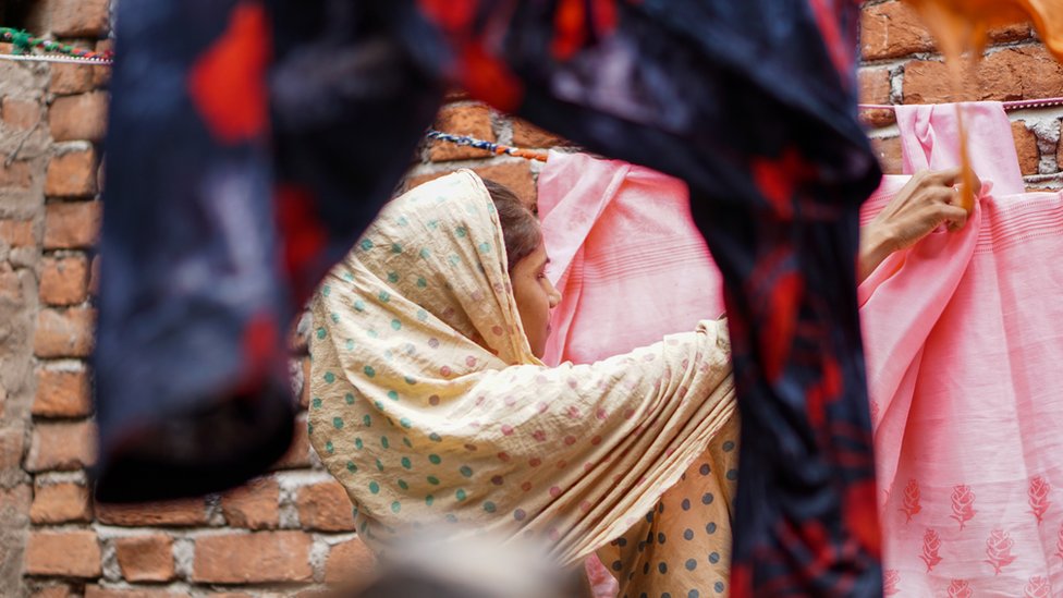 إحدى الناجيات من العنف المنزلي في الهند