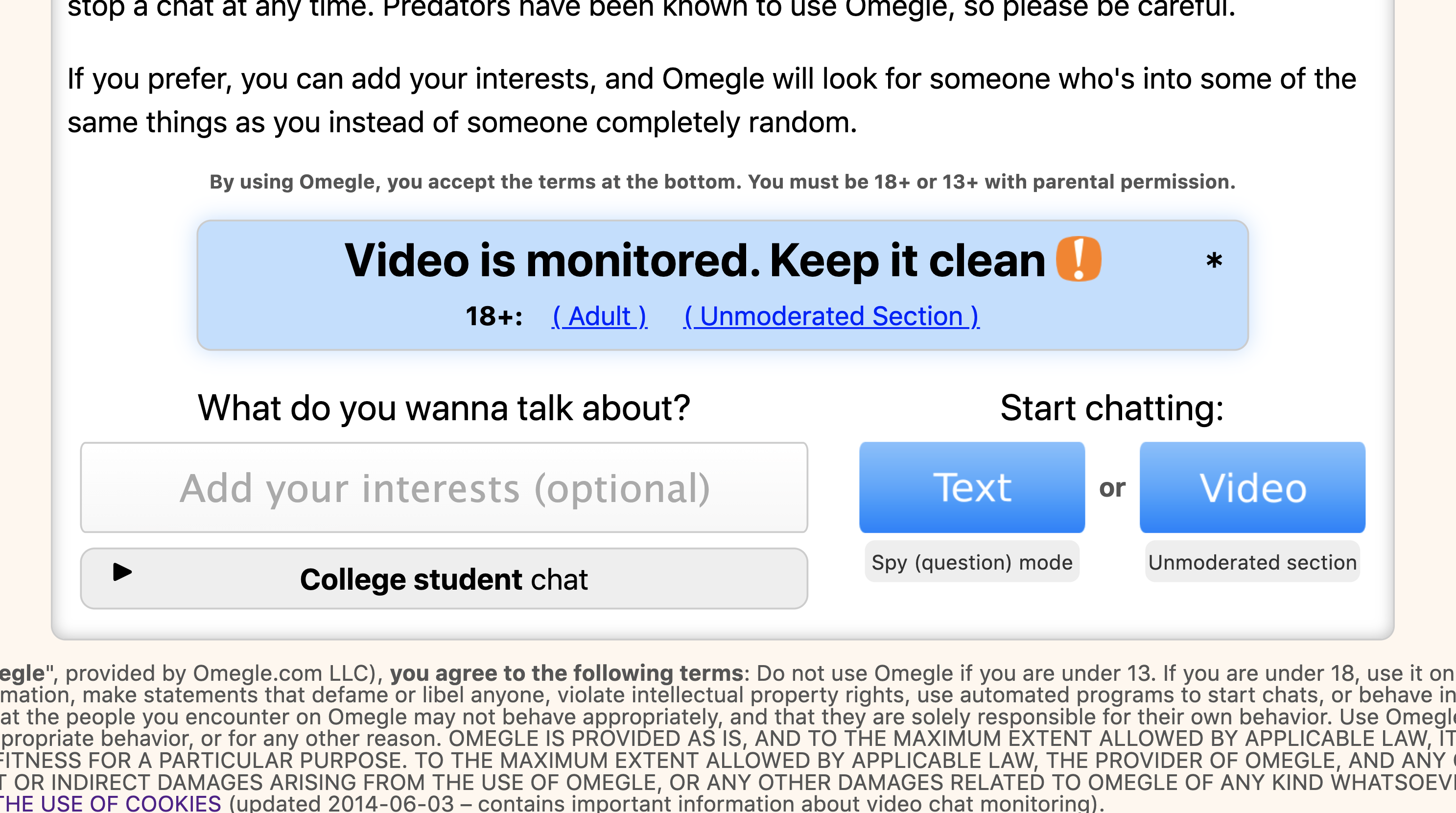 To without video camera how omegle use 15 Websites