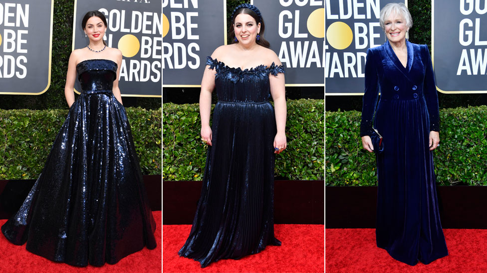 Ana De Armas, Beanie Feldstein and Glenn Close