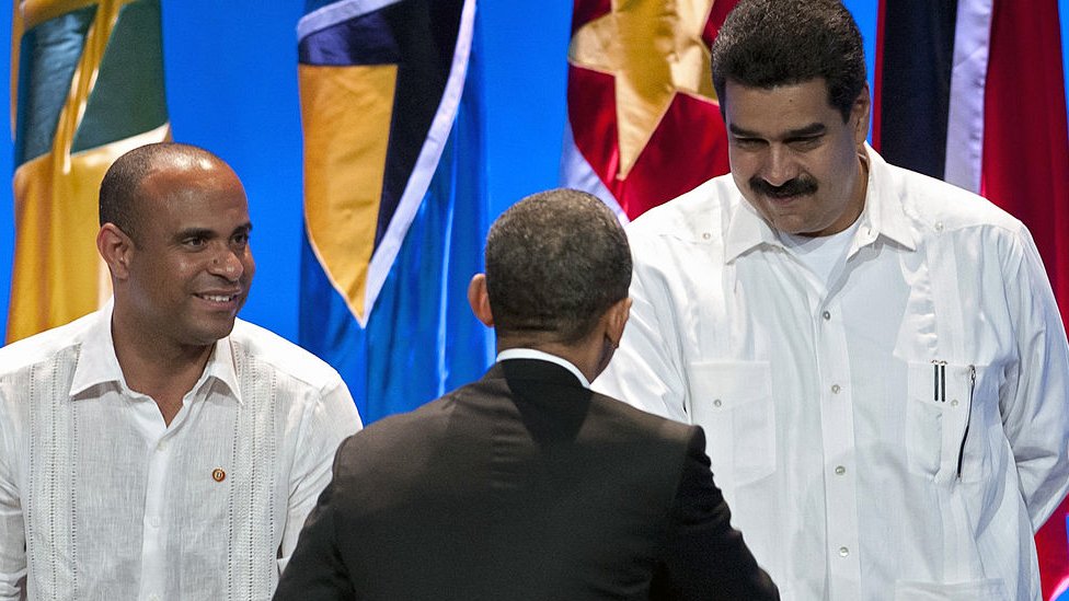 Obama y Maduro
