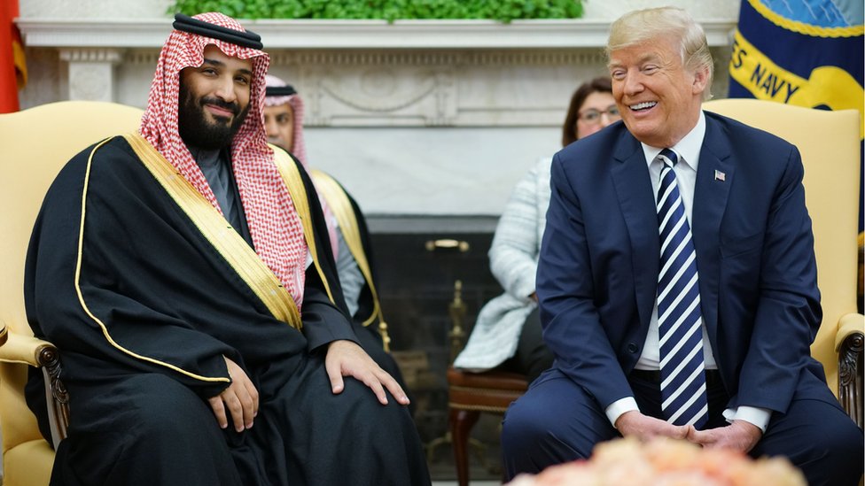 الرئيس الأمريكي دونالد ترامب استضاف ولي العهد السعودي في مارس من العام الجاري