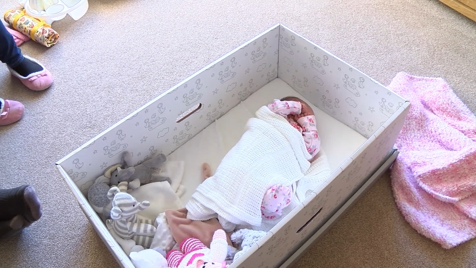 What will Scotland's baby boxes look like? BBC News
