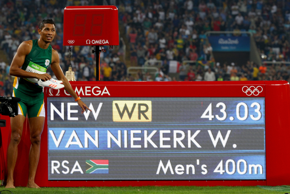 La prueba del récord que conmocionó el atletismo en 2016. Wayde Van Niekerk