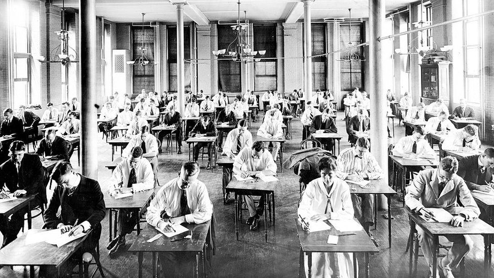 1950'lerin John Hopkins Üniversitesi'nden öğrenciler