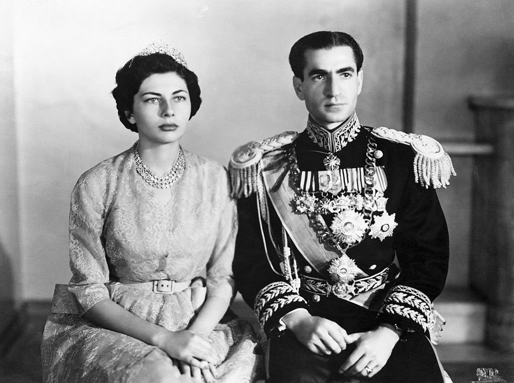 El sha Mohamed Reza Pahleví y su entonces esposa, la reina Soraya, en 1951.