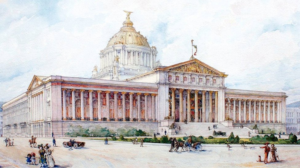 Boceto del Palacio Legislativo