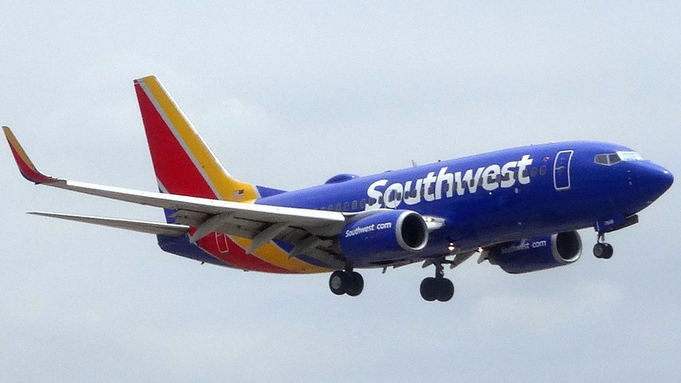 A Southwest Airlines Boeing 737, 24 May 2018