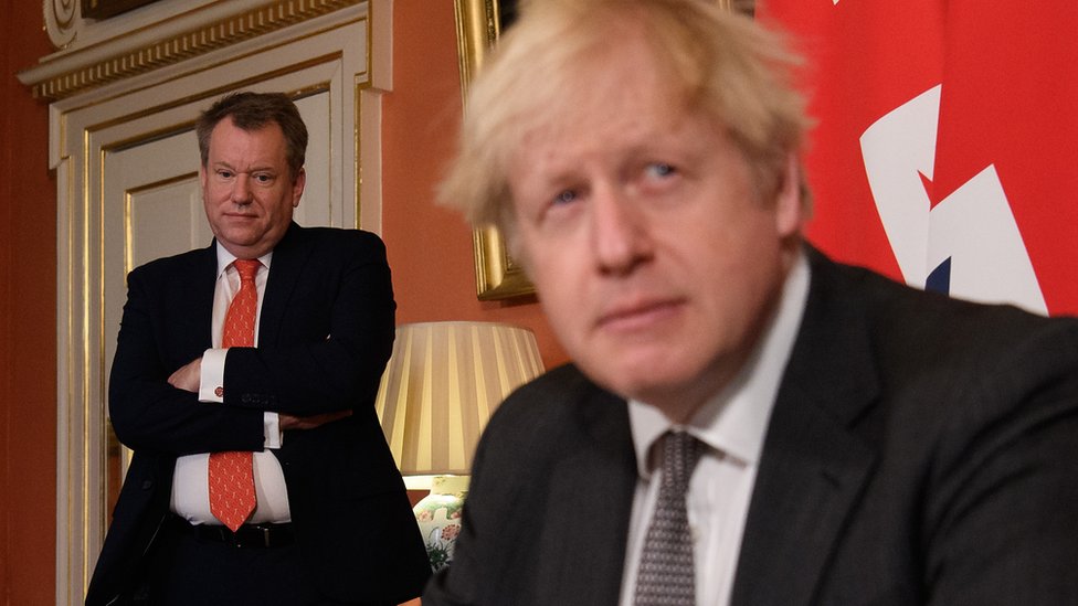 Lord (David) Frost ve Boris Johnson