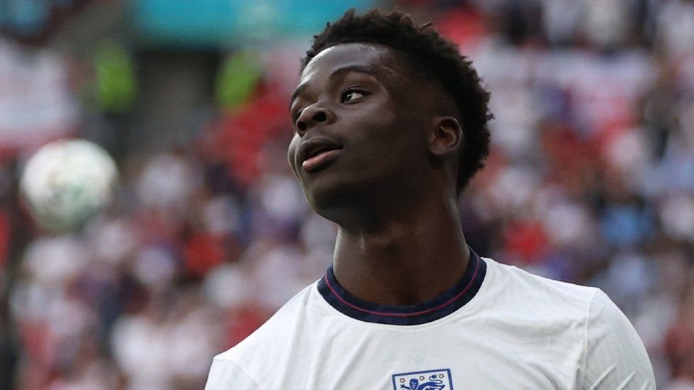 mshambuliaji wa Arsenal na England Bukayo Saka