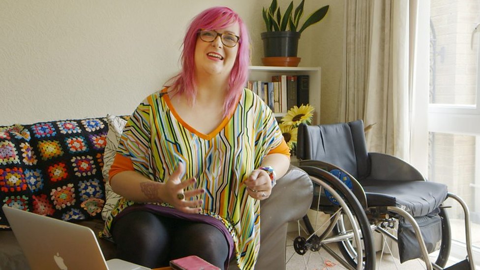 Stories devotee wheelchair woman Stories Archive