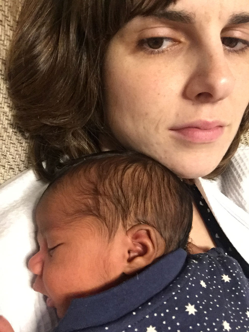 Anna Ceesay y su bebé