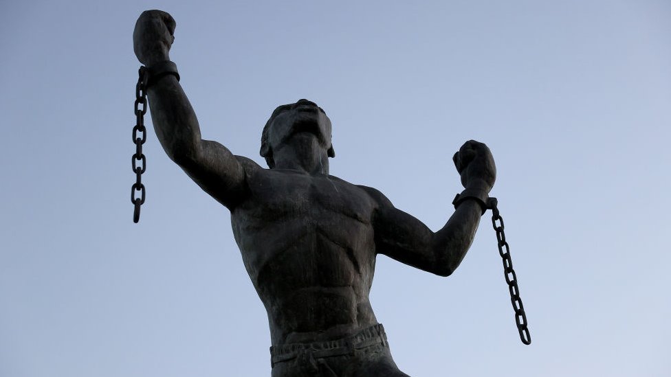 Estatua de la Emancipación en Bridgetown