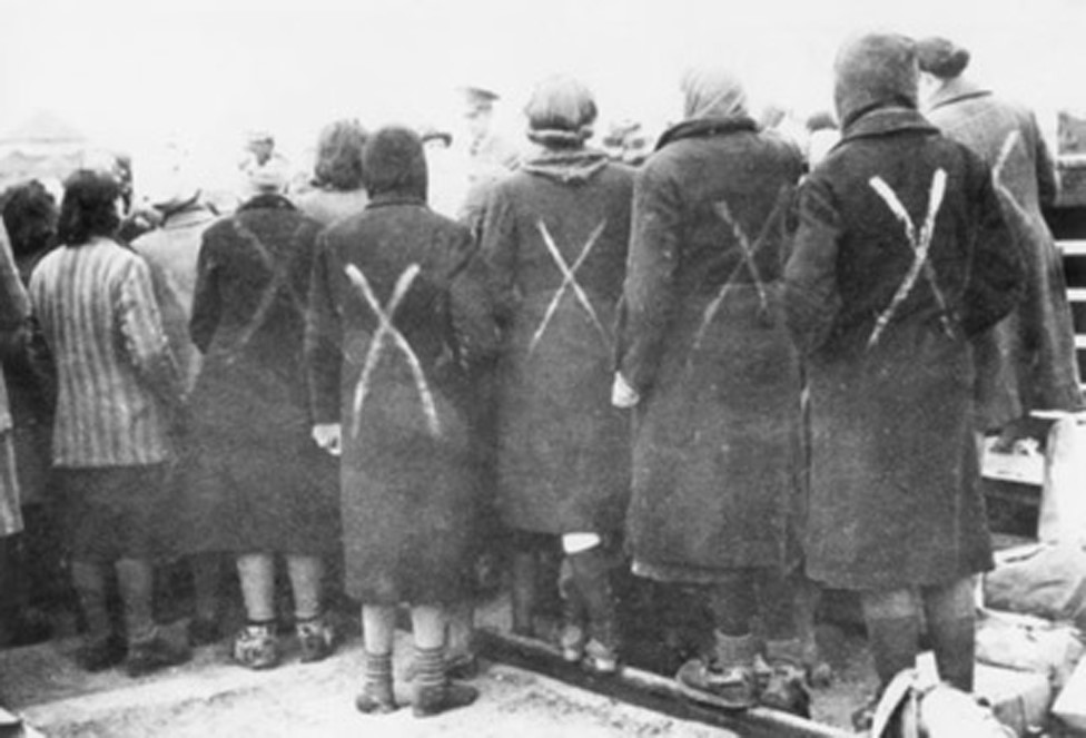 Female prisoners from Ravensbrück concentration camp