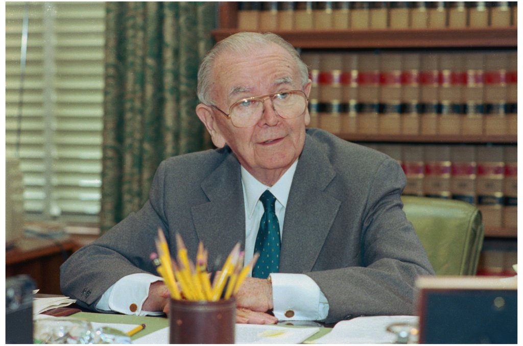 聯邦最高法院布倫南 （William Brennan）大法官（資料照片）。