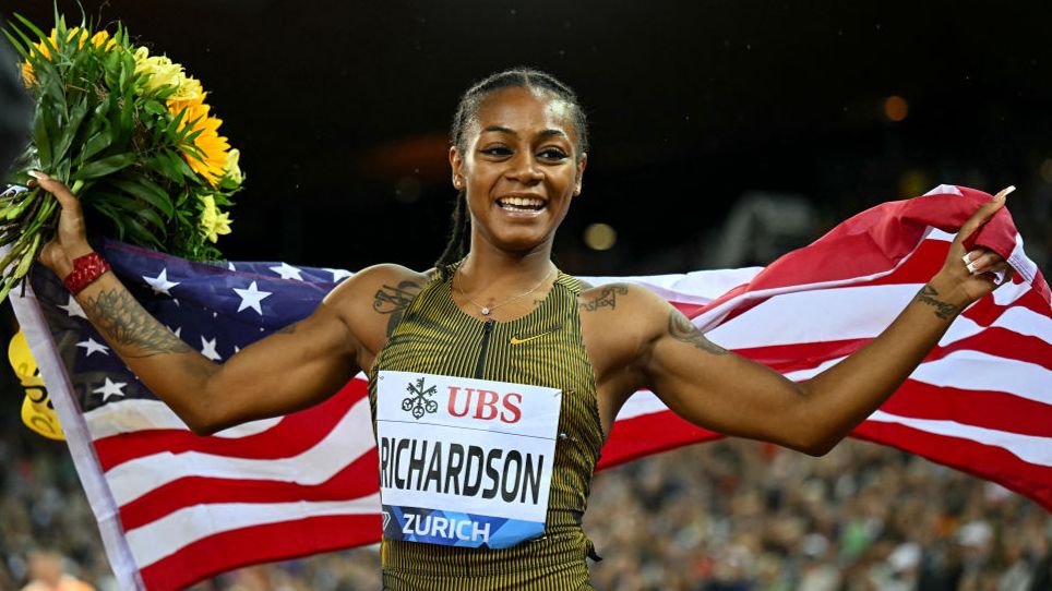 Diamond League: Sha'Carri Richardson beats Julien Alfred in Zurich - BBC  Sport