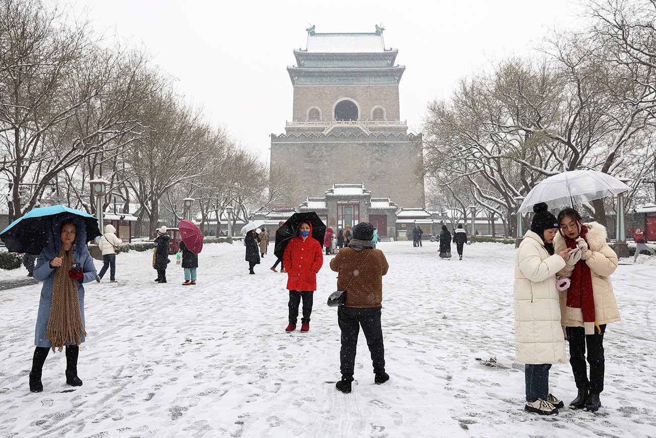 北京最近幾天遭到暴雪侵襲。
