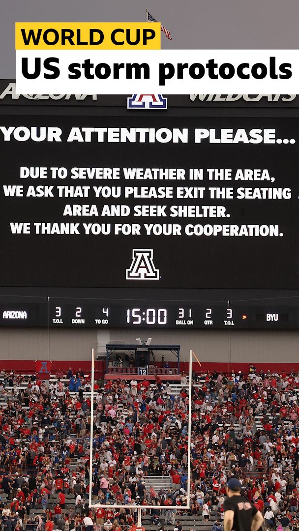 How could storm protocols affect World Cup matches?
