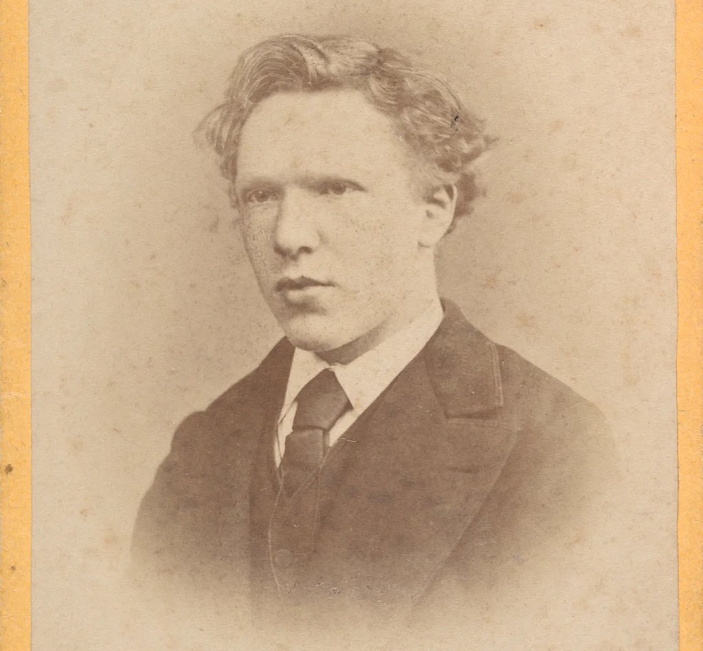 Vincent van Gogh con 19 años de edad.