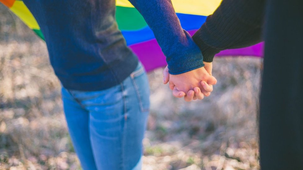 Algunos miembros de la comunidad LGBTQ se casan entre sí para evitar confrontar a sus familias sobre su orientación sexual. Pareja